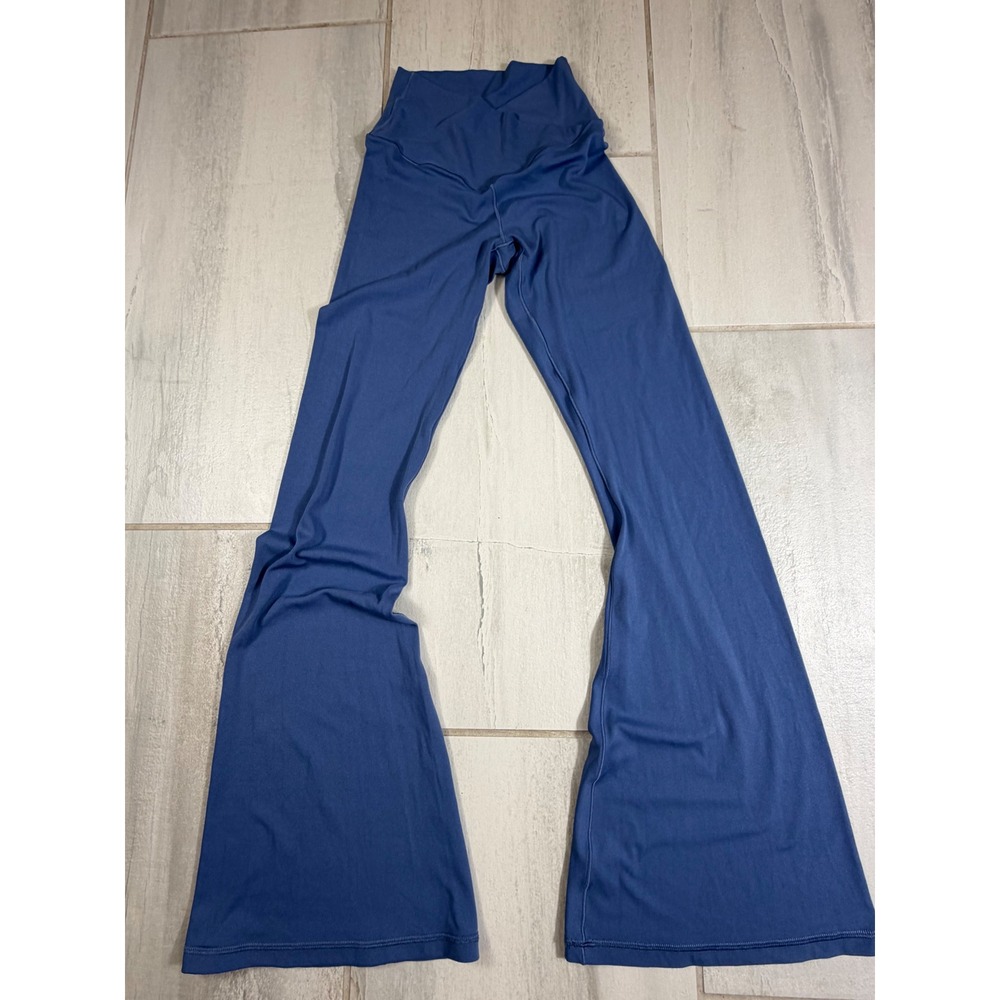 OFFLINE by Aerie Real Me Blue Crossover High Waisted Flare Leggings Small